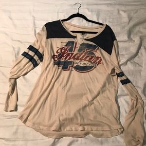 Lucky Brand Tops - Iucky brand Indian motors long sleeve shirt Lucky Brand Tops - Iucky brand Indian motors long sleeve shirt